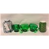 Image 1 : CHERRY BLOSSOM GINGER JAR SOLD WITH GREEN GLASS