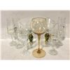 Image 1 : LOT OF ESTATE GLASSWARE INCLUDES OLYMPIC GLASSES