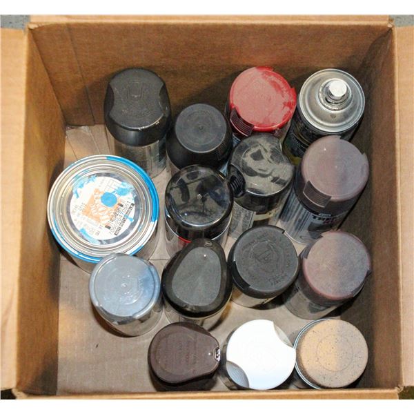 LOT OF ESTATE SPRAY PAINT