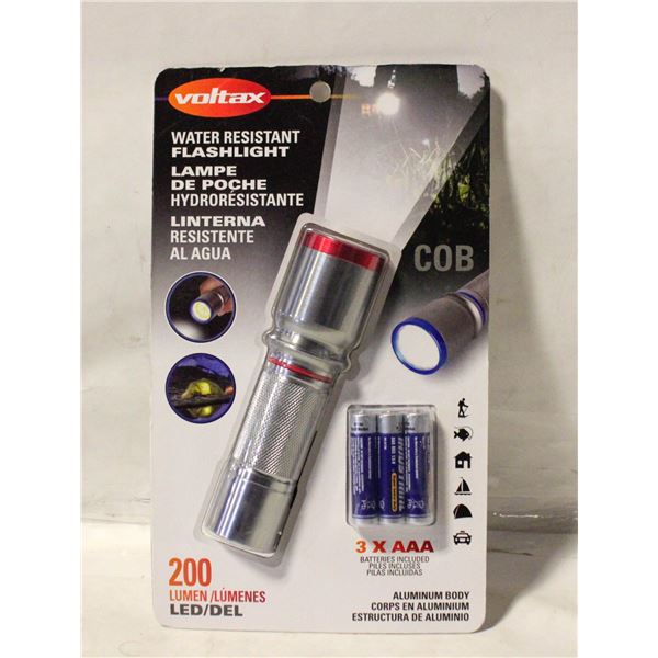NEW VOLTAX WATER RESISTANT FLASHLIGHT