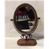Image 1 : WOOD METAL TABLE MIRROR