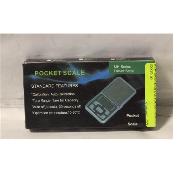 NEW GREY DIGITAL POCKET SCALE