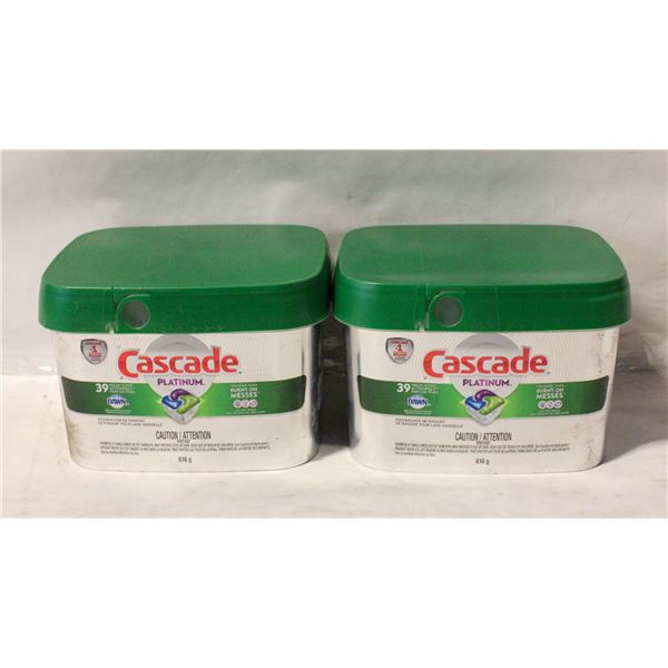 LOT OF CASCADA PLATNIUM DISHWASHER TABS 78 IN