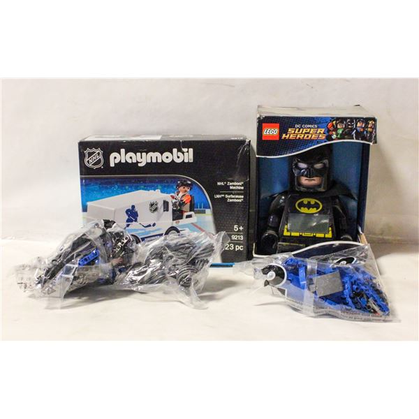 PLAYMOBIL BUILDING SETS SOLD WITH LEGO BATMAN