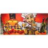 Image 1 : 20 X 39 ABSTRACT CHEF WALL ART