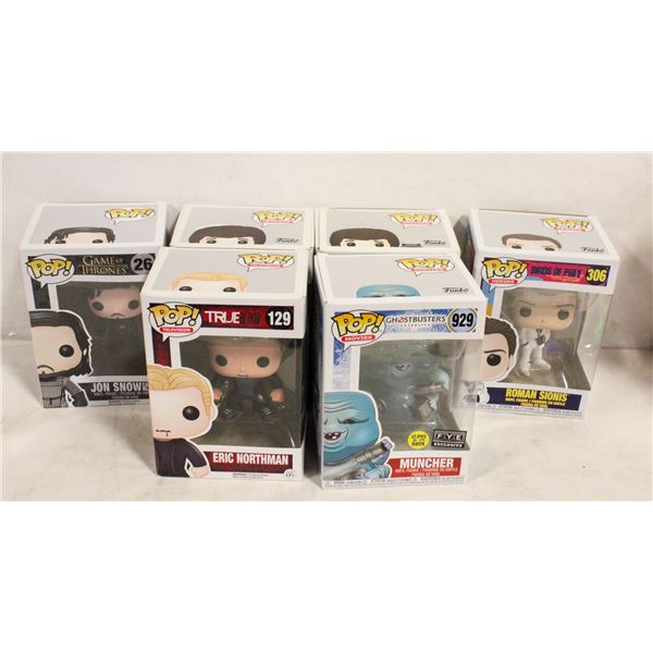 LOT OF 6 FUNKO POPS - BOB ROSS,