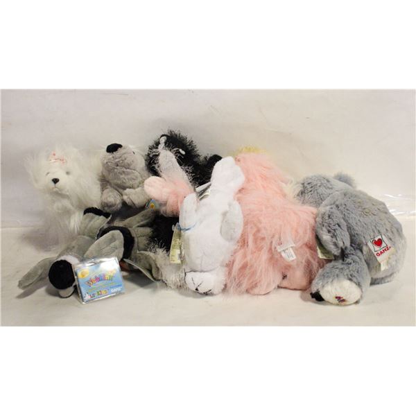 LOT OF 11 GANZ WEBKINZ ALL NEW WITH