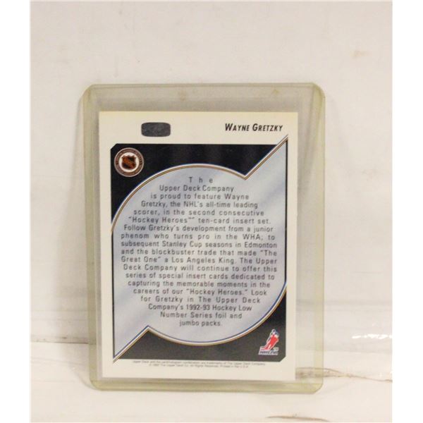 WAYNE GRETZKY HEROES HEADER UPPER DECK