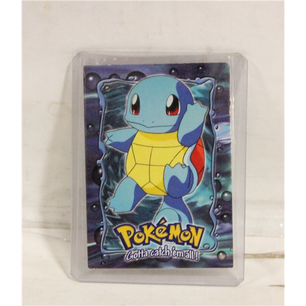 TOPPS #7 SQUIRTLE 1999 POKEMON THE MOVIE CARD