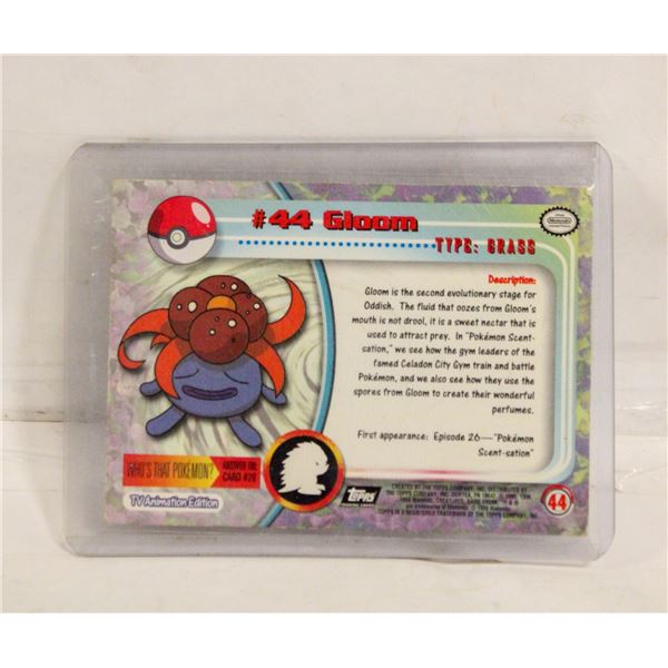 TOPPS #44 GLOOM 1999 POKEMON THE MOVIE CARD