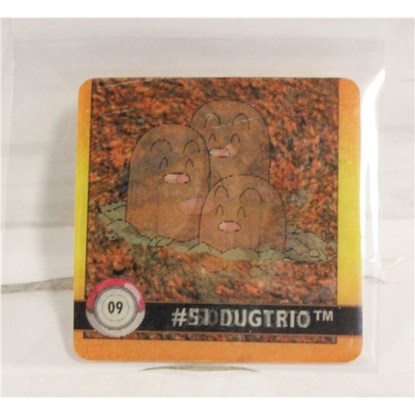 POKEMON ARTBOX ACTION FLIPZ #09 DUGTRIO DIGLETT