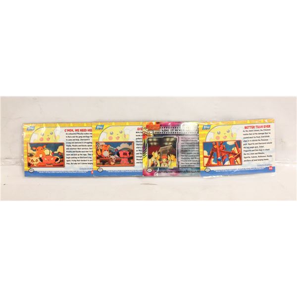 TOPPS PIKACHU CARDS #53, 52, 40, 56 1999 POKEMON C