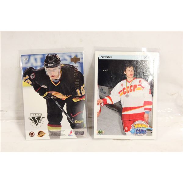 PAVEL BURE YOUNG GUNS CARDS ROOKIE