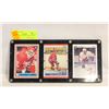 Image 1 : ERIC LINDROS ROOKIE TRIO CARD SET