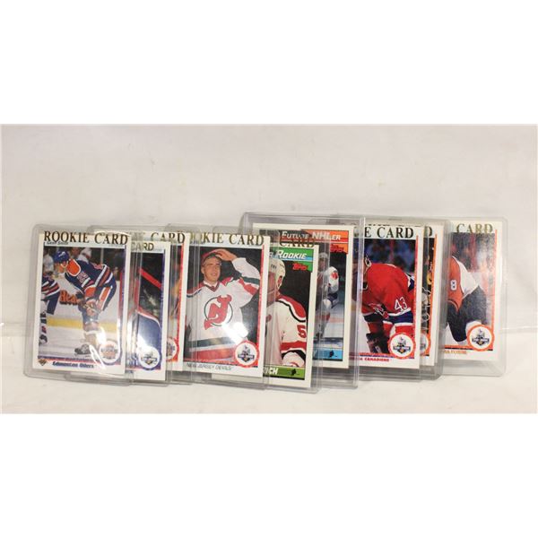 ROOKIE CARDS IN TOP LOADERS