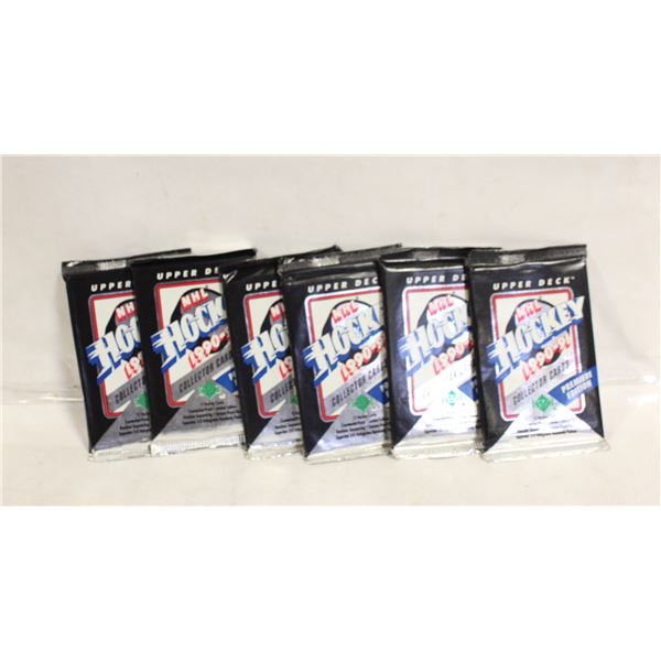 PREMEIRE EDITION 6 UNOPENED PACKS 1990-91 POTENTIA