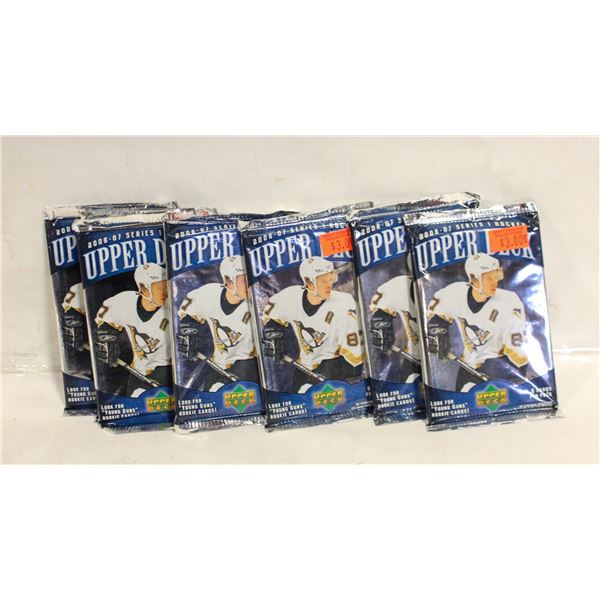 SERIES 1 2006-07 UPPER DECK 7 UNOPENED PACKS