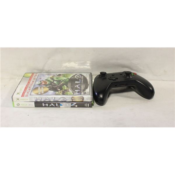 XBOX CONTROLLER + XBOX 360 GAME + XBOX GAME