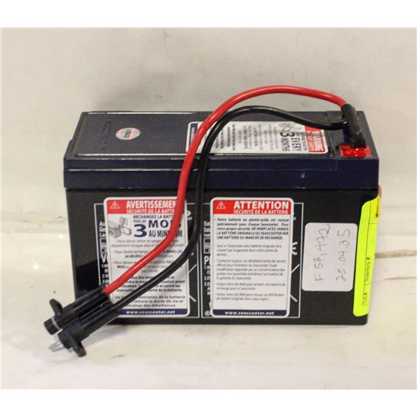 SEASCOOTER NON SPILLABLE SMALL BATTERY