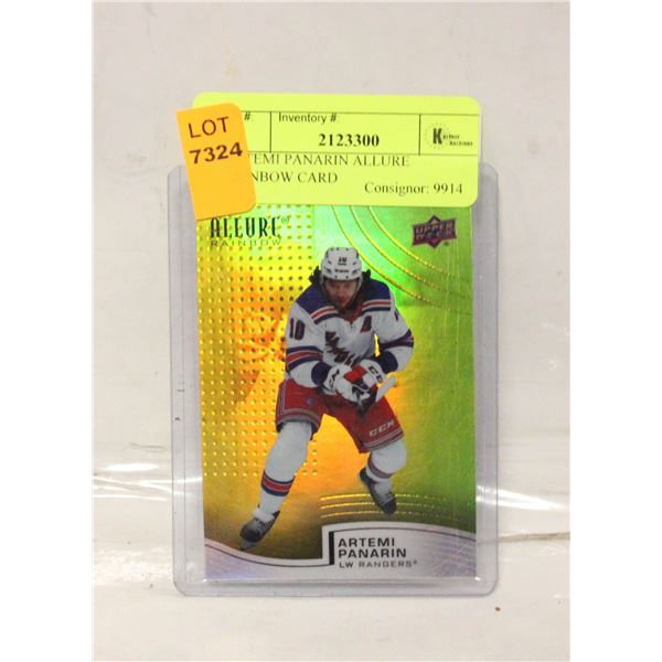 ARTEMI PANARIN ALLURE RAINBOW CARD