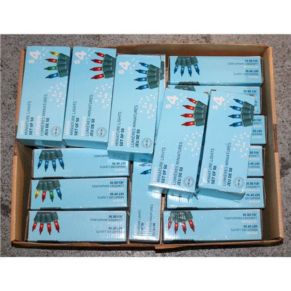 INDOOR MINI LIGHTS 19 SETS OF 50PCS