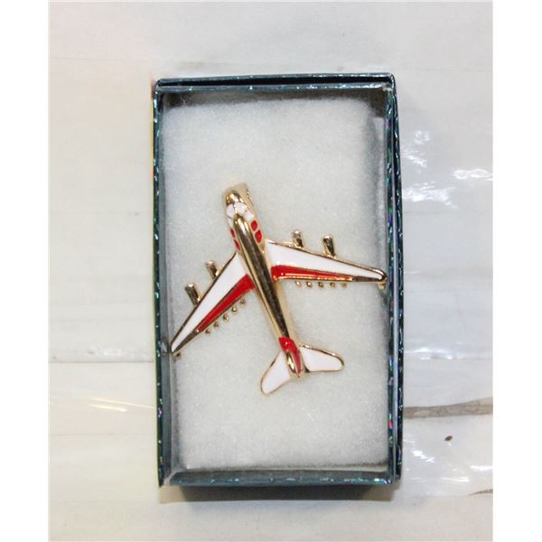 NEW ENAMEL AIRPLANE BROOCH AIRCRAFT