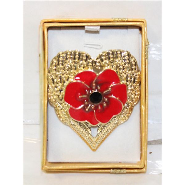 NEW POPPY VINTAGE-INSPIRED LOVE HEART