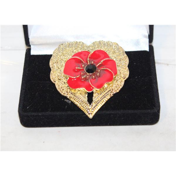 NEW POPPY VINTAGE-INSPIRED LOVE HEART