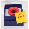 Image 1 : NEW VINTAGE POPPIES BROOCHES ETCHED