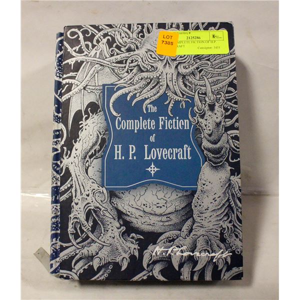 THE COMPLETE FICTION OF H.P. LOVECRAFT