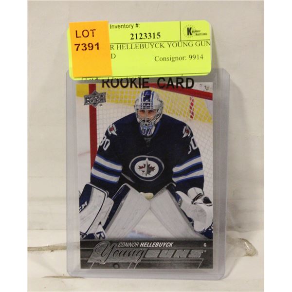 CONNOR HELLEBUYCK YOUNG GUN RC CARD