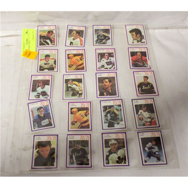 20 ESSO NHL CARDS