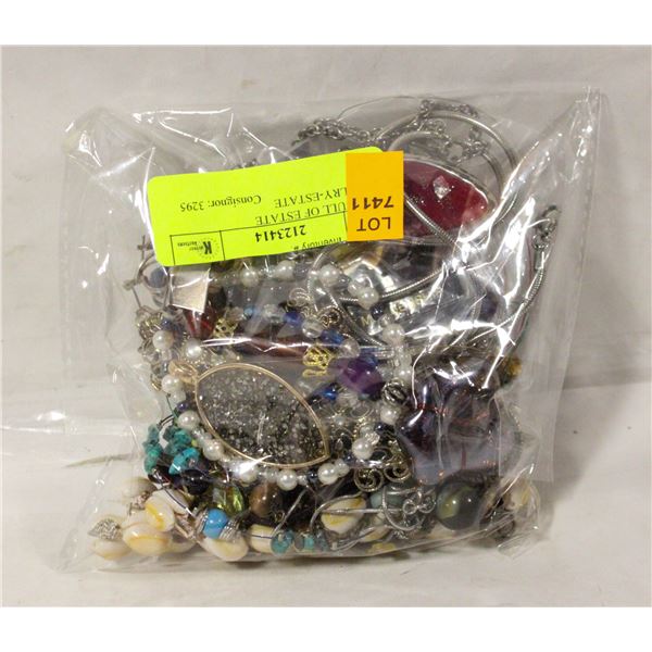 BAG FULL OF ESTATE JEWELRY-ESTATE