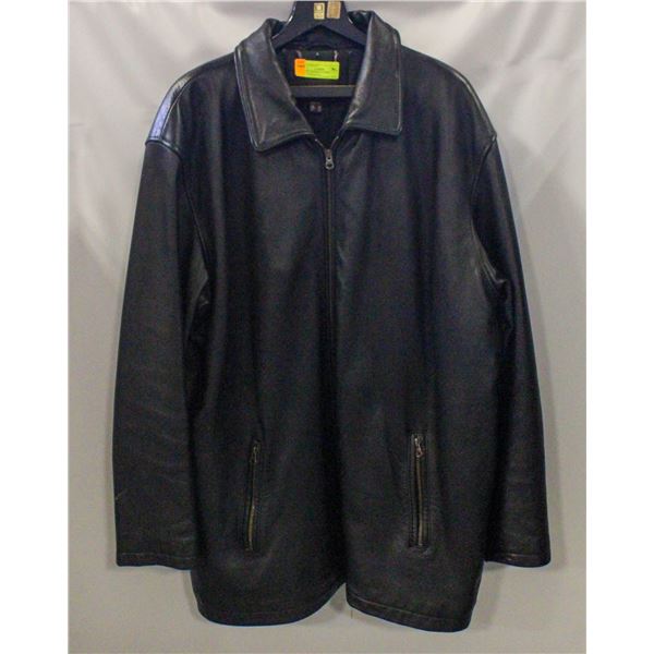 MENS XL DANIER LEATHER INSULATED BLACK