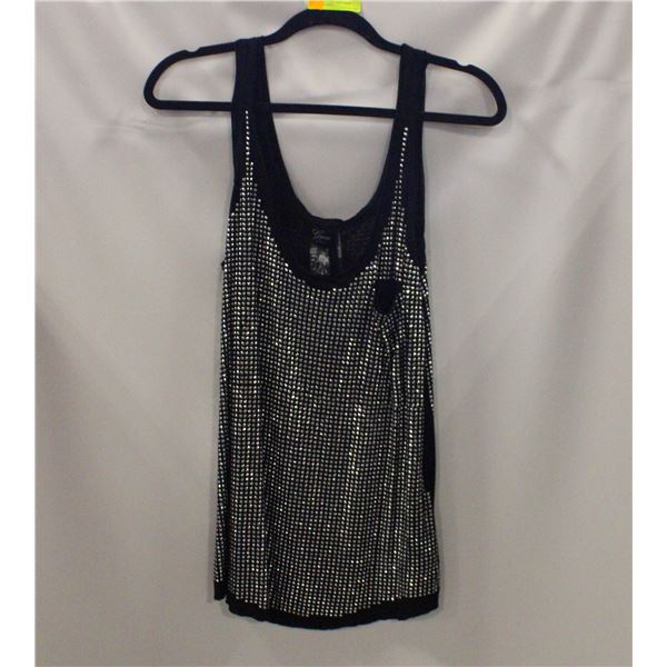 LADIES GUESS LARGE SHINY BEADED SHIRT