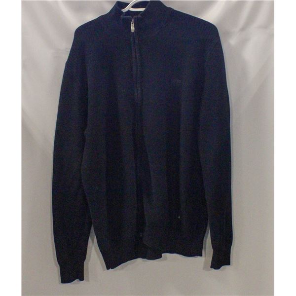 MENS 2XL HUGO BOSS ZIPPER SWEATER