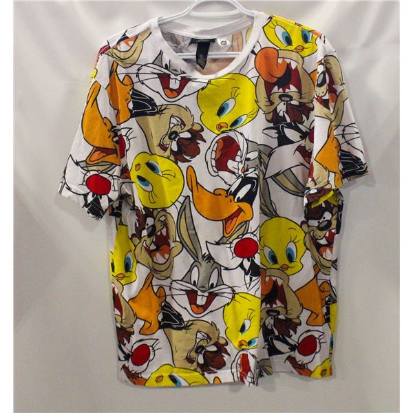 MENS L LOONIE TUNES T SHIRT
