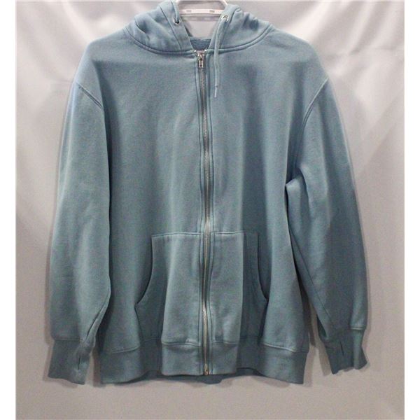 LADIES S/M TEAL HOODIE SWS ACTIVE (BOYFRIEND ZIP)