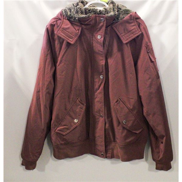 LADIES XXL HOLLISTER FUR LINED JACKET