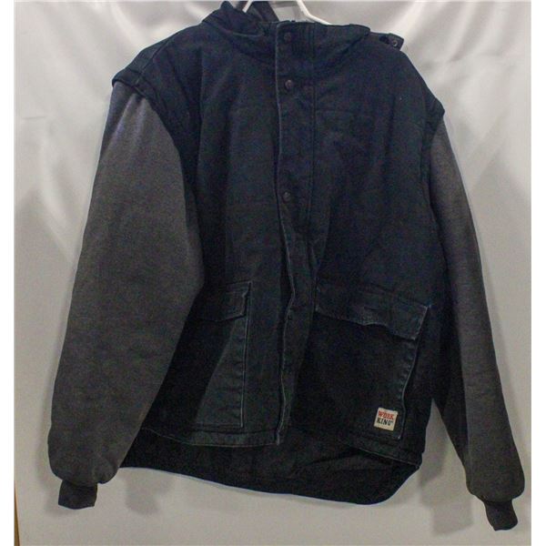 MENS 2XL WORK KING HEAVY WORK JACKET LINED