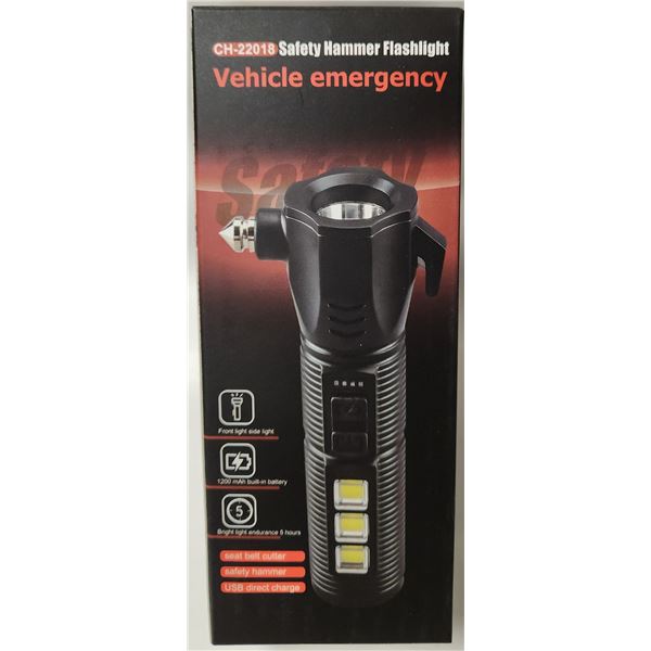 RECHARGEABLE MULTIFUNCTION LED FLASHLIGHT