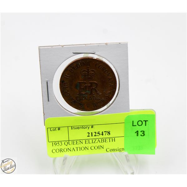 1953 QUEEN ELIZABETH CORONATION COIN