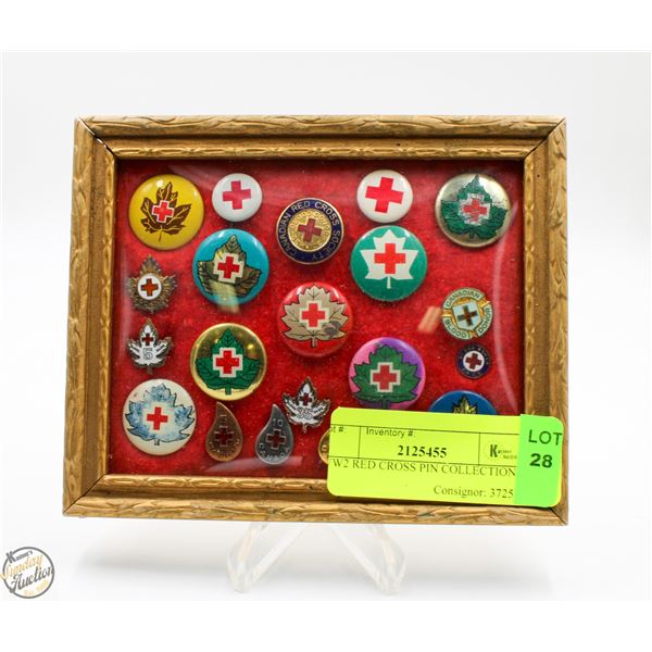 WW2 RED CROSS PIN COLLECTION