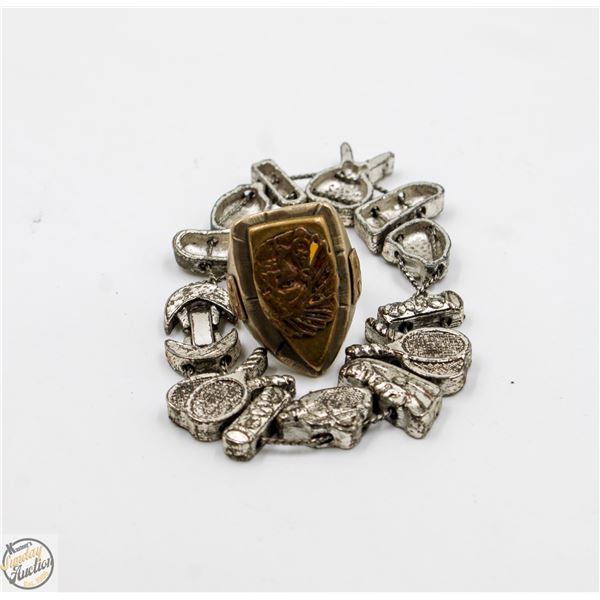 LARGE CHIEFTAIN RING & SPORT BRACELET