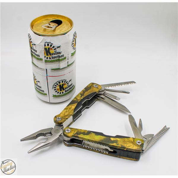 HEAVY DUTY CAMO SURVIVAL MULTI-TOOL