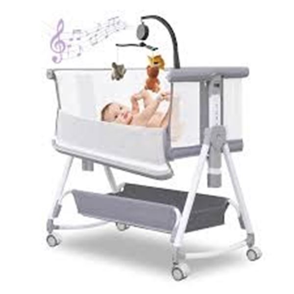 NEW W BOX MEICHYUN BABY BASSINET BEDSIDE SLEEPER