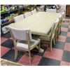 Image 1 : PIKE MAN 9-PCS DINNING TABLE SET H-30" W-40" L-90"