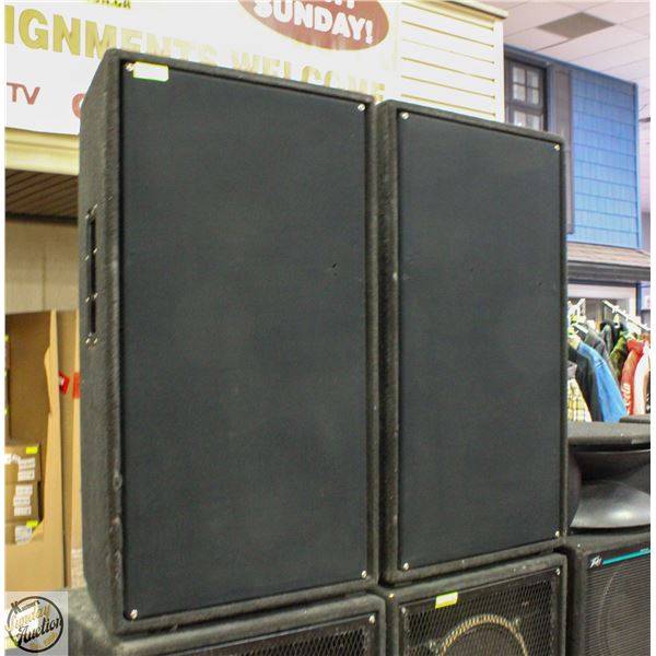 2 X DUAL 15" JBLN FRONT LOAD CABINETS