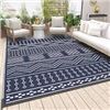 Image 1 : BRAND NEW OUTDOOR RUG 9X12FT BLUE+WHITE