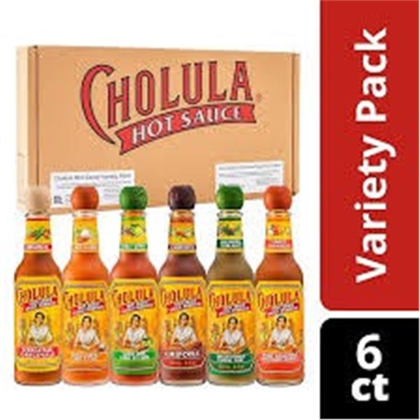 NEW CHOLULA HOT SAUCE VARIETY PACK 6 X 150ML